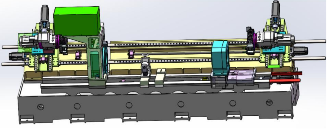 Center-Drive Double-Head CNC Lathe for Shaft Machining | Application Guide