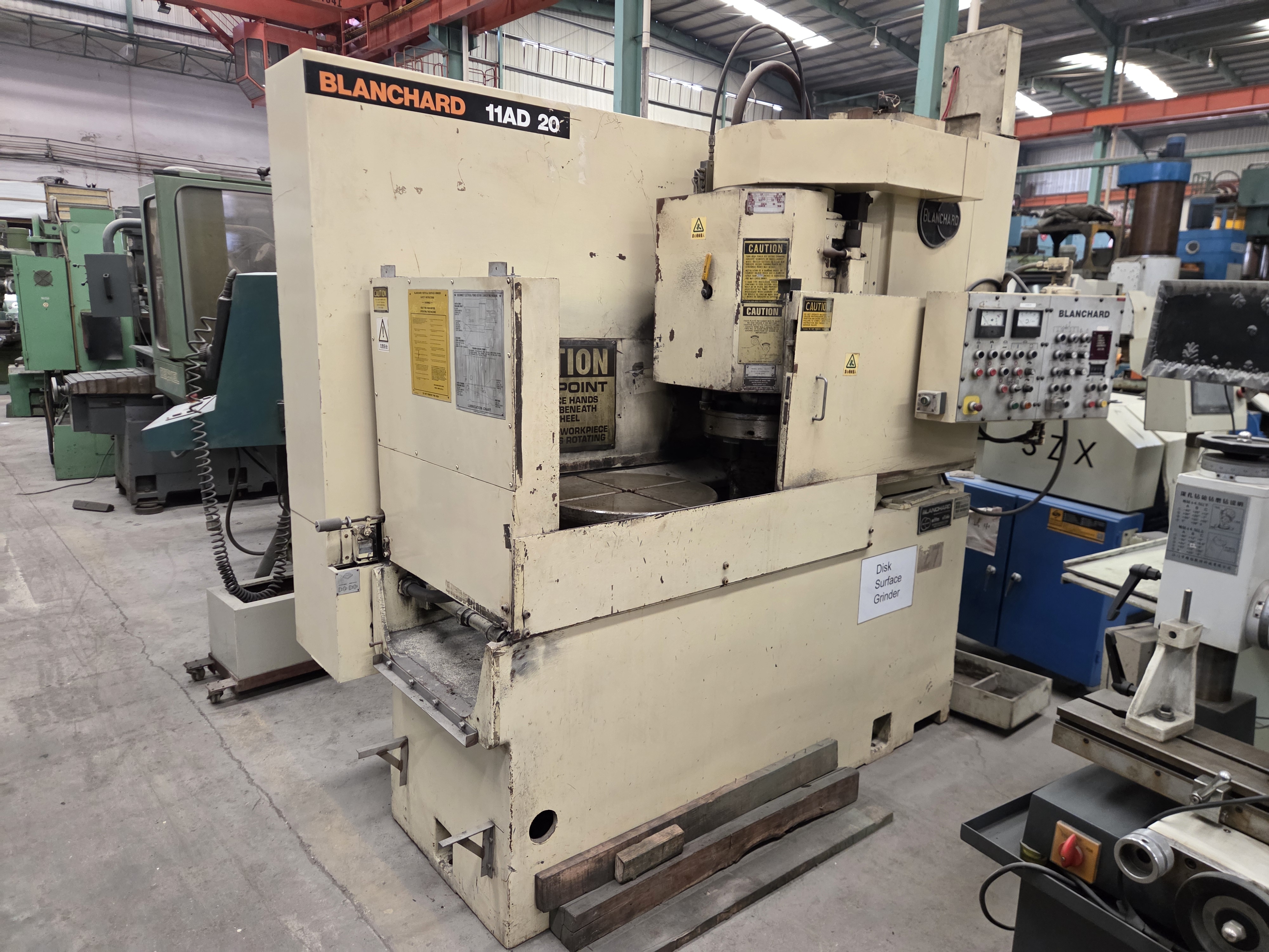 Blanchard 11AD-20, 20" PLC controlled Vertical Spindle Rotary Surface Grinder