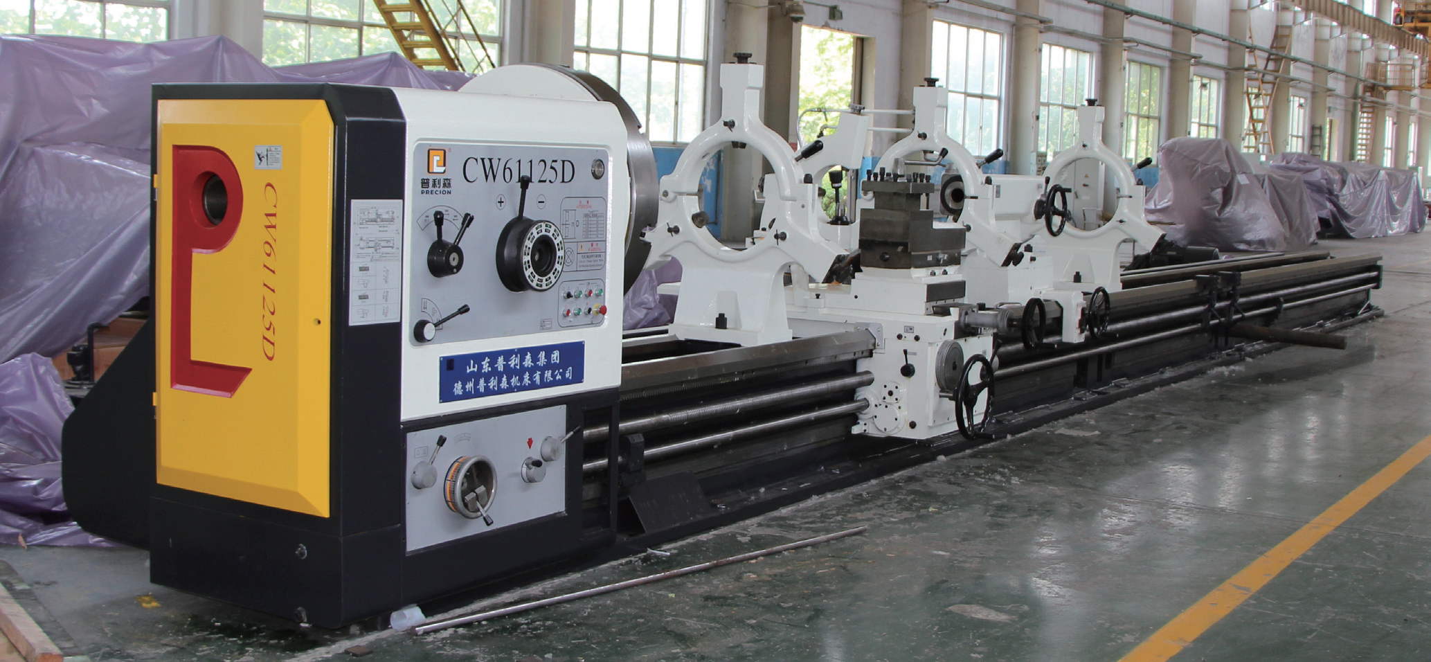 Precion CW6 1/2D Series Heavy-Duty Horizontal Lathes