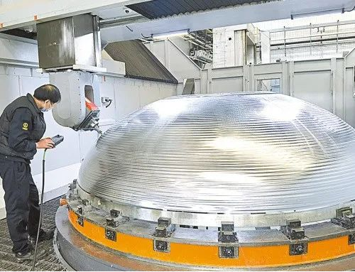 Mirror Milling works on sphere surface