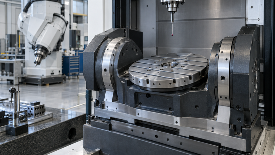 Five-axis machine tool structure examples